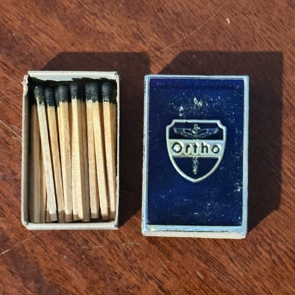 Vintage Matchbox Orthro Sultrin Medical Advertisement Triple Sulfa Cream * FLAWS - Picture 13 of 16